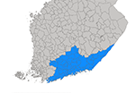 Etelä-Karjala, Häme, Kymenlaakso, Päijät-Häme, Uusimaa kunnat